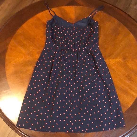 J Crew Polka Dot Seaside Cami Mini Dress Size 0 - Picture 2 of 6
